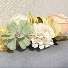 花　ヘアピン