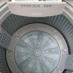 AQUA 2023年製 7.0㎏全自動洗濯機 AQW-S7N(W)の画像
