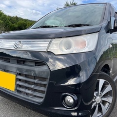 走行10万キロ台☆25年式‼️月々1万円〜分割払い可‼️車検2年付き！！【名義変更代込み】☆スズキワゴンRスティングレー☆SDナビ付き☆走行中DVD見れます☆ETC付き☆プッシュスタート☆ドライブレコーダー付きのフル装備☆純正アルミ☆事故修復歴無し☆そのまま乗って帰れます！の画像
