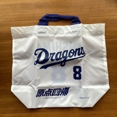 中日ドラゴンズ　大島洋平選手　エコバッグ　アサヒビール　ノベルティ