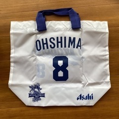中日ドラゴンズ　大島洋平選手　エコバッグ　アサヒビール　ノベルティの画像