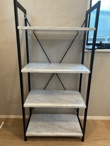 大理石調スチールラック