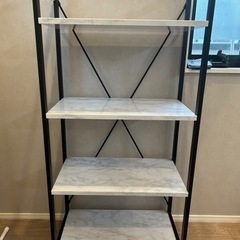 大理石調スチールラック