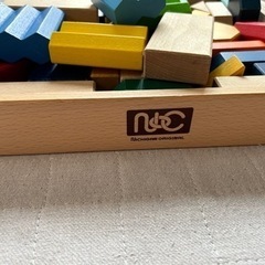 木箱付き　木製　積み木　ニチガン　その他の画像