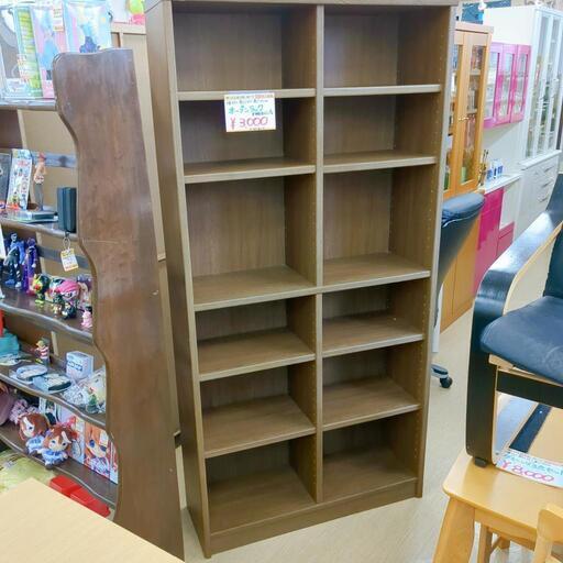 オープンラック☆木製調、大型サイズ、家具 収納家具【浜村鹿野温泉ICから3分 買取本舗 宮本リサイクル 営業時間9～19時 定休日水曜のみ←連絡できませんm(_ _)m】