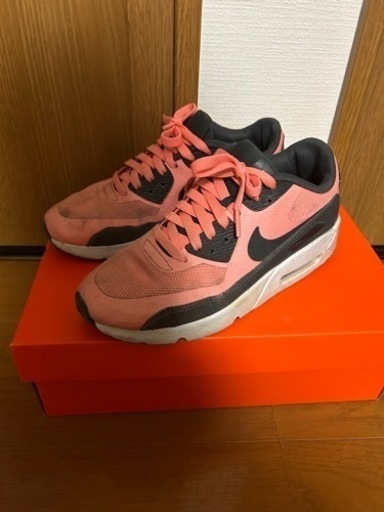 NIKE ナイキ　エアマックス　スニーカー　シューズ　レディース　24.0サイズ　 蛍光ピンク
