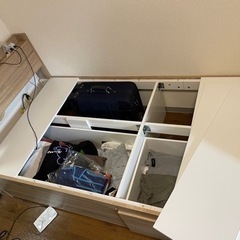 ベッドフレーム シングル すのこ ベッド 引き出し付き 収納 収...