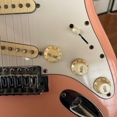 フォトジェニック　ギター　ピンク　初心者用の画像