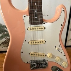 フォトジェニック　ギター　ピンク　初心者用の画像