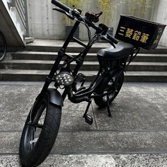 美品E-bike ロカフレーム マットブラック の画像