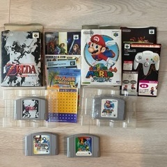 ニンデンドー64  箱付　ゼルダマリオ箱付　ポケスタ箱無の画像