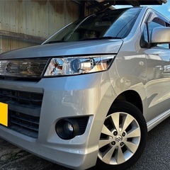 低走行6万キロ台！月々9千円〜分割払い可‼️ 車検2年付き！【名義変更代込み】☆スズキ ワゴンRスティングレー☆HDDナビ付き☆走行中DVD見れます☆ETC付き☆プッシュスタート☆ドライブレコーダー付きのフル装備☆純正アルミ☆そのまま乗って帰れます！の画像