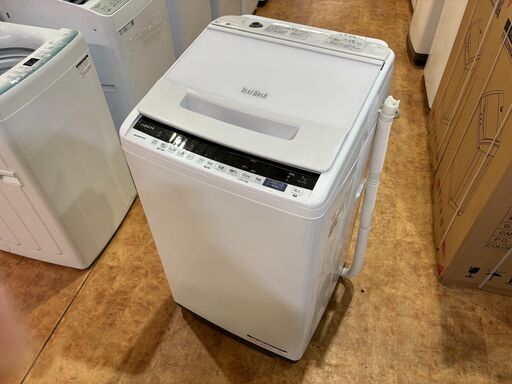✨安心の分解洗浄済✨日立 2019年製 7.0Kg 洗濯機 BW-V70E 【愛市I4S032141-105】