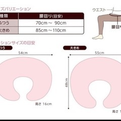ダッコ授乳クッション2点＋替えカバーの画像