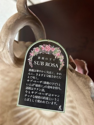 イタリア製陶器コンポート - メルカリ イタリー製　薔薇の陶器のコンポート