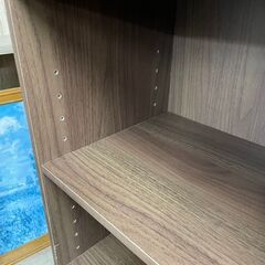 カラーボックス　No.10324　ブラウン　収納　棚　【リサイクルショップどりーむ鹿大前店】の画像
