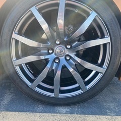 日産GTR R35 中期純正ホイール+タイヤセットの画像