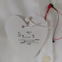 レディース 長袖 白シャツ(未着用品)の画像
