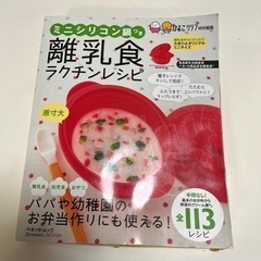 お値下げしました！ミニシリコン鍋付き　離乳食楽ちんレシピ
