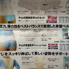 中山式腰盤メッシュベルト3L新品の画像