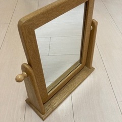 鏡　卓上　木製