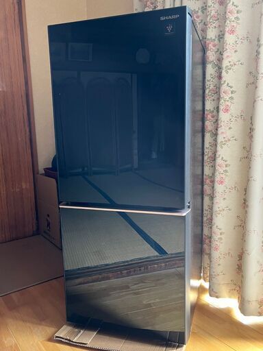 シャープ SHARP 冷蔵庫 SJ-GD14E-B 137L プラズマクラスター ピュアブラック