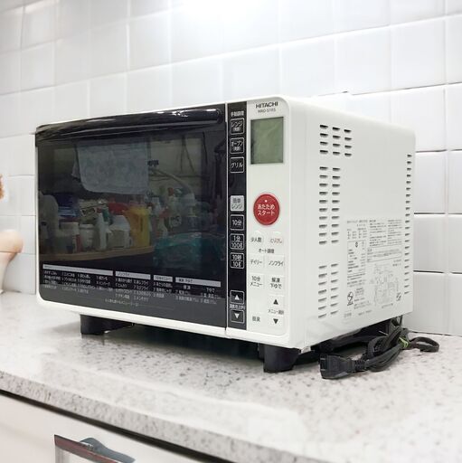 24Y452 ジ5 HITACHI 日立 オーブンレンジ MRO-S1KS 2018年製 難あり 中古品