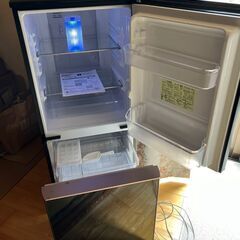 シャープ SHARP 冷蔵庫 SJ-GD14E-B 137L プラズマクラスター ピュアブラックの画像