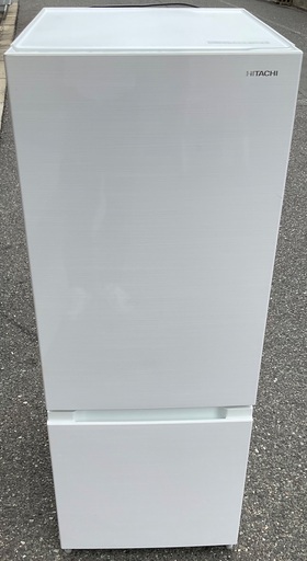 【RKGRE-362】特価！日立/154L 2ドア冷凍冷蔵庫/RL-154JA/中古品/2019年製/当社より近隣無料配達！