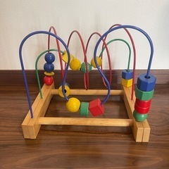 IKEA 知育玩具 ルーピング ビーズコースター