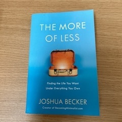 　The More of Less　洋書　ほぼ新品　