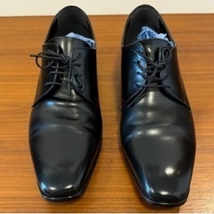 【直接引渡限定】メンズ　ウェディングシューズ　黒　ベニルBENI...