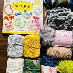 《お相手が決まりました❣️》毛糸の余り 色々 ハンドメイドにリユースされませんか？の画像