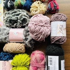 《お相手が決まりました❣️》毛糸の余り 色々 ハンドメイドにリユースされませんか？の画像