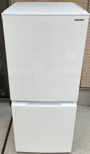 【RKGRE-363】特価！シャープ/152L 2ドア冷凍冷蔵庫/どっちもドア/SJ-D15G-W/中古品/2021年製/当社より近隣無料配達！