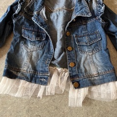デニムのジャケット　120サイズ　子供用