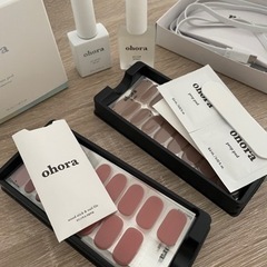 ohora ネイルセット🤍ほぼ未使用新品！シール付き！