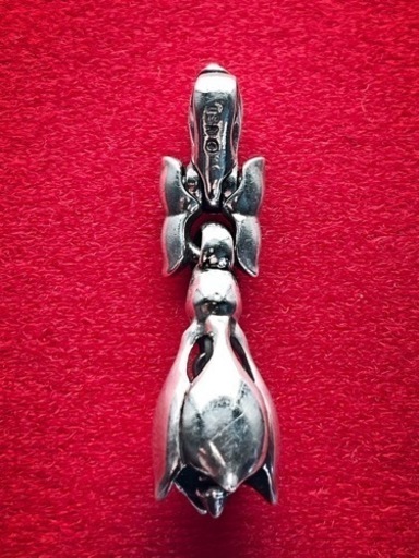 【美品】【希少】ロンワンズLONE ONES クラスプ  ティアー ベル キークラスプ　(M)  シルバー ジュエリー ブランド アクセサリー 正規品 レナードカムホート