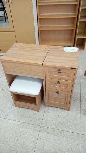 ★ジモティ割あり★ 佐藤産業 ドレッサー ブラウン H70×D40×W80 クリーニング済み TJ7341