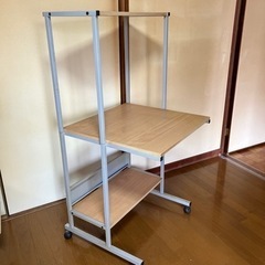 パソコンデスク　スチール製　アイリスオーヤマ