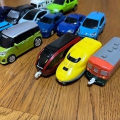 【引渡先決定済】中古品/ミニカーとプラレールまとめてお譲りしますの画像