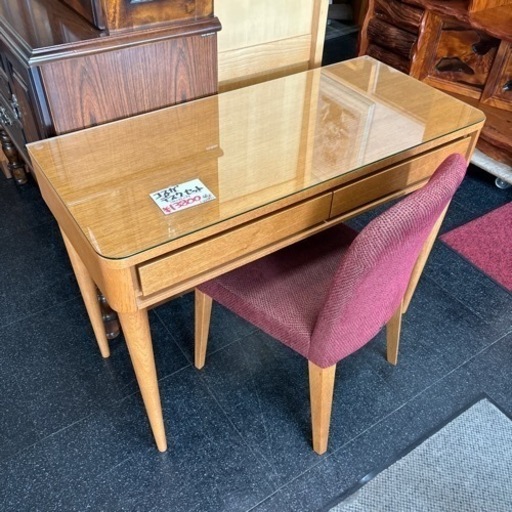 KOSUGA コスガ デスクセット デスク デスクチェア チェア ガラステーブル おしゃれ シンプル インテリア ナチュラル