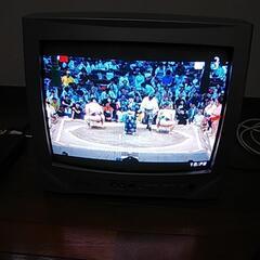 14インチブラウン管テレビ＆チューナーの画像