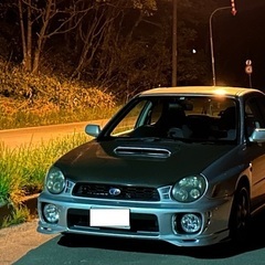 丸目 インプレッサWRX GDA 14万キロ台！　5MT 4wd ターボ シルバーの画像