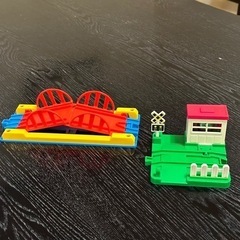 【受付7/31まで】プラレール　音入り踏切・はね橋レール 