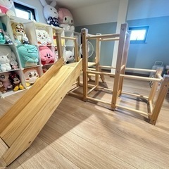 RiZKiZ 木製 滑り台の画像