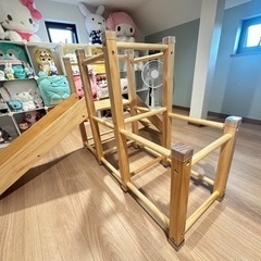 RiZKiZ 木製 滑り台の画像