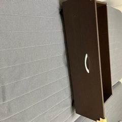 足つきシングルサイズマットレス×2と収納引き出し×２の画像