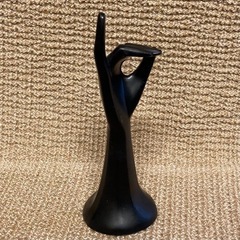 アクセサリー収納　指輪　ネックレス　ブレスレット　見せる収納　手の置物　手のオブジェ　左手　黒の画像