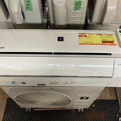 K05439　中古エアコン シャープ 2019年製 主に6畳用 冷房能力 2.2KW / 暖房能力 2.5KW